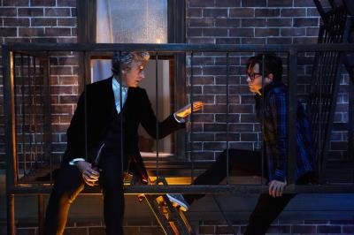 The Return of Doctor Mysterio  - Doctor Who (PETER CAPALDI), Grant (JUSTIN CHATWIN) (Credit: BBC)