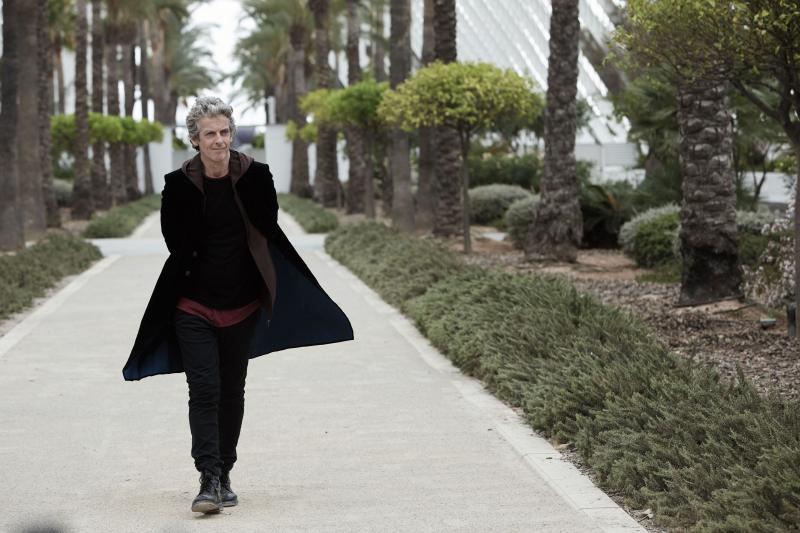 Doctor Who: Smile Peter Capaldi as The Doctor (Credit: BBC / Simon Ridgway)