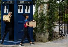 Knock Knock: The Doctor (Peter Capaldi), Bill (Pearl Mackie) (Credit: BBC/BBC Worldwide (Simon Ridgway))