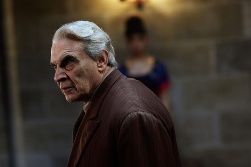 Knock Knock The Landlord (DAVID SUCHET), Bill (PEARL MACKIE) (Credit: BBC/BBC Worldwide (Simon Ridgway))