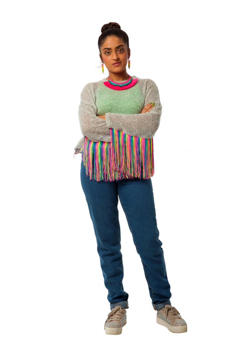 Knock Knock Mandeep Dhillon as Shireen (Credit: BBC/BBC Worldwide (Jon Hall))