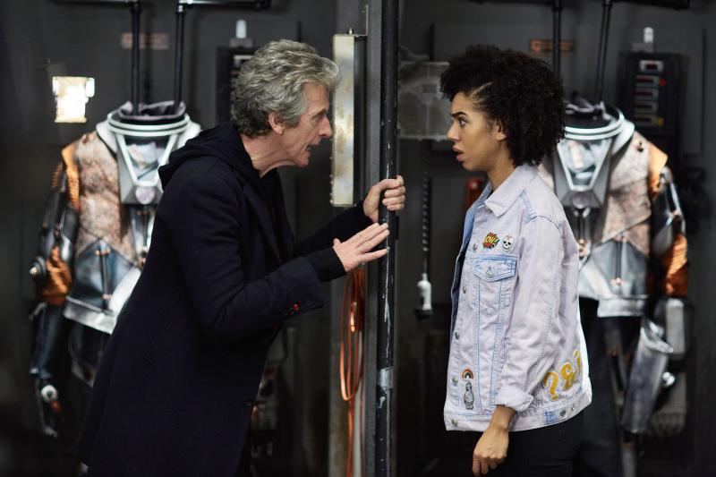 Oxygen: The Doctor (Peter Capaldi), Bill (Pearl Mackie) (Credit: BBC/BBC Worldwide (Simon Ridgway))
