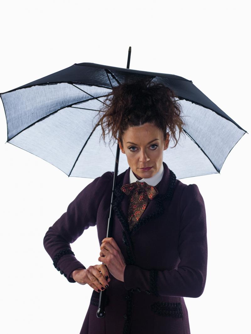 Extremis: Missy (Michelle Gomez) (Credit: BBC/BBC Worldwide (Simon Ridgway))