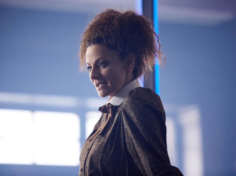 The Lie of The Land: Missy (Michelle Gomez) (Credit: BBC/BBC Worldwide (Simon Ridgway))