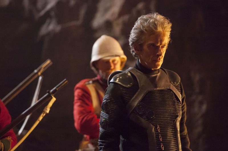 Empress of Mars: The Doctor (Peter Capaldi) (Credit: BBC/BBC Worldwide (Jon Hall))
