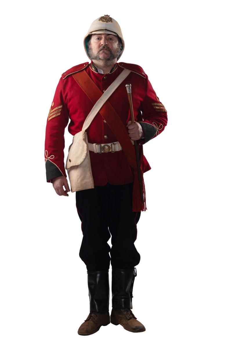 Empress of Mars: Sergeant Major Peach (Glenn Speers) (Credit: BBC/BBC Worldwide (Simon Ridgway))