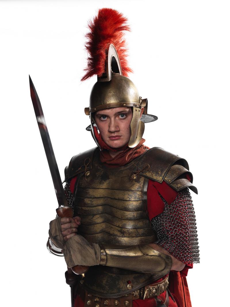 The Eaters of Light: Thracius (Ben Hunter) (Credit: BBC/BBC Worldwide (Simon Ridgway))