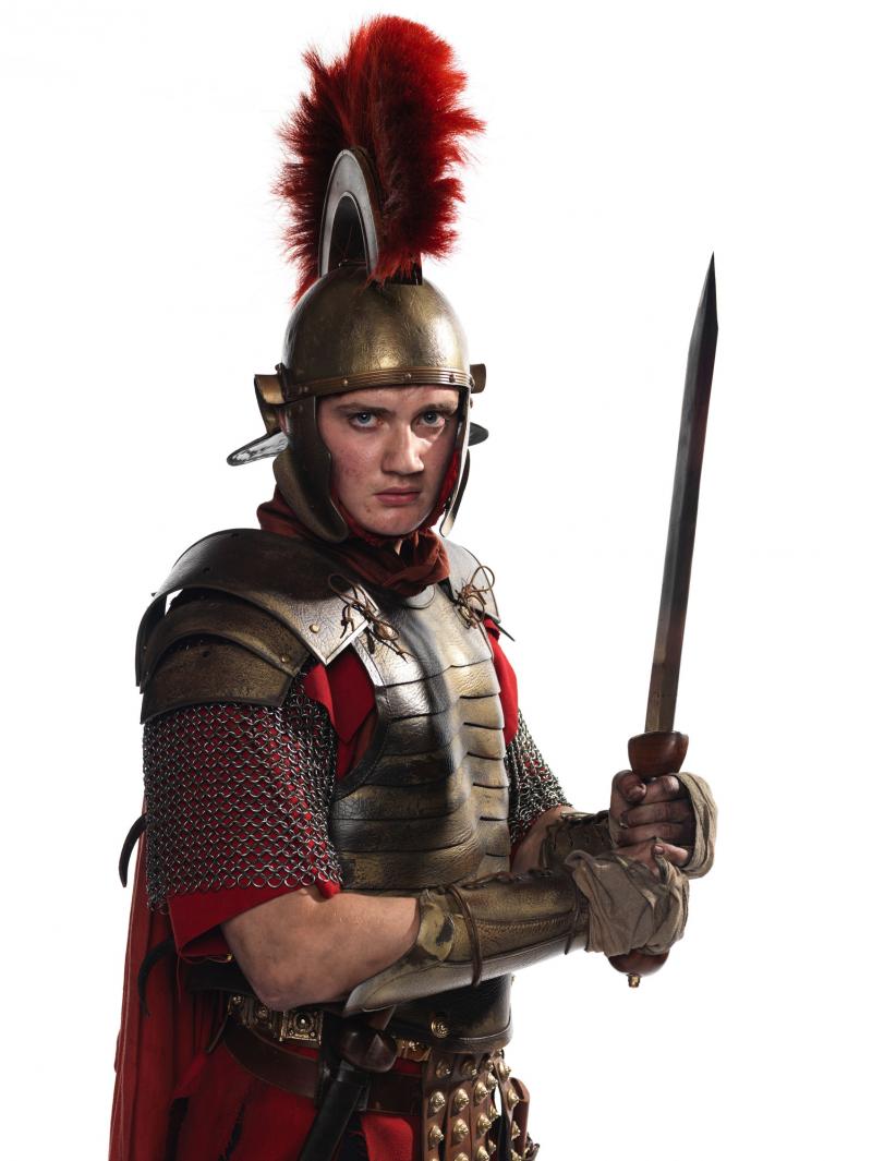 The Eaters of Light: Thracius (Ben Hunter) (Credit: BBC/BBC Worldwide (Simon Ridgway))