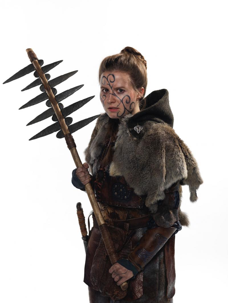 The Eaters of Light: Kar (Rebecca Benson) (Credit: BBC/BBC Worldwide (Simon Ridgway))