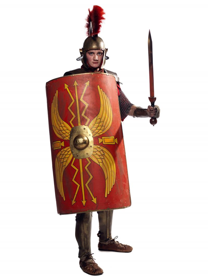 The Eaters of Light: Thracius (Ben Hunter) (Credit: BBC/BBC Worldwide (Simon Ridgway))