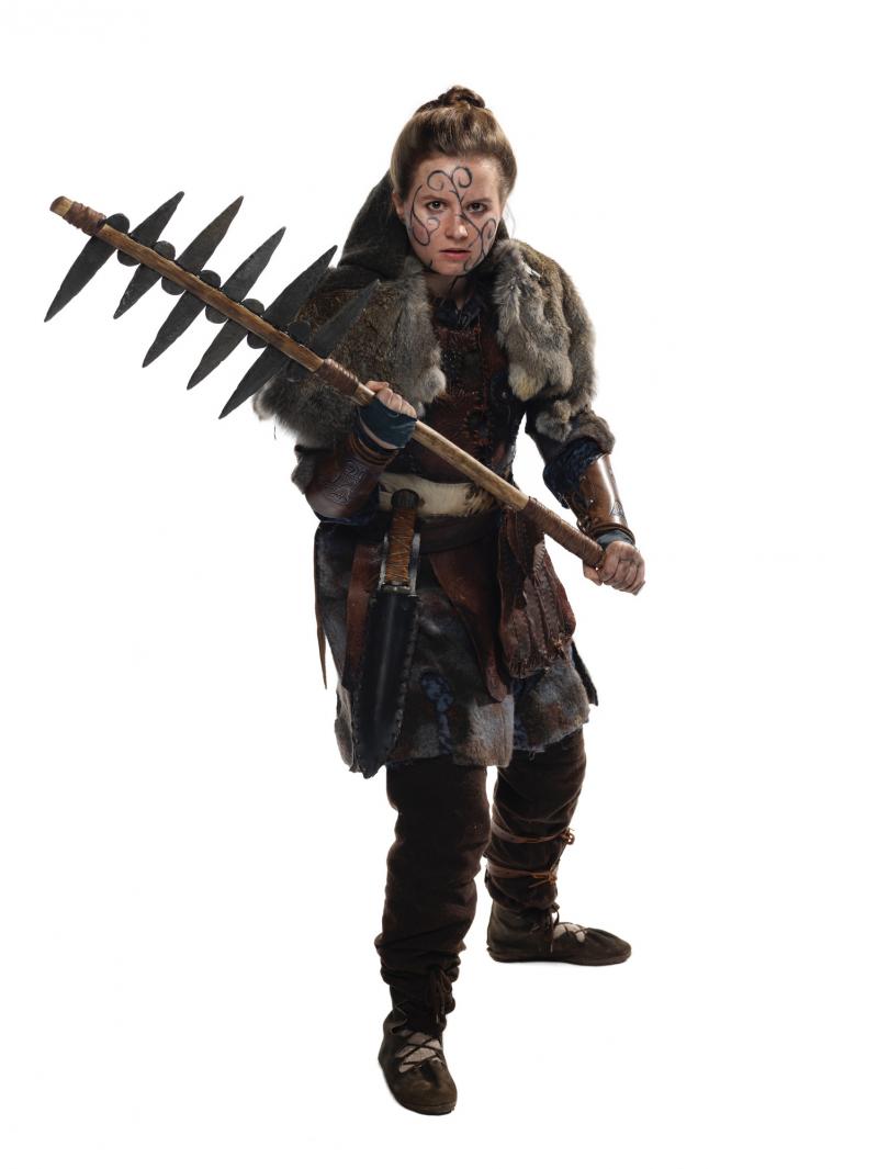 The Eaters of Light: Kar (Rebecca Benson) (Credit: BBC/BBC Worldwide (Simon Ridgway))