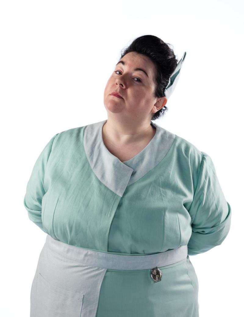 : Nurse (Alison Lintott) (Credit: BBC/BBC Worldwide (Simon Ridgway))