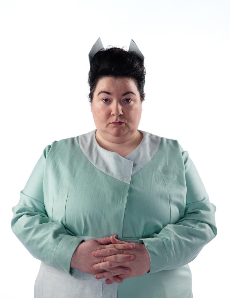 : Nurse (Alison Lintott) (Credit: BBC/BBC Worldwide (Simon Ridgway))