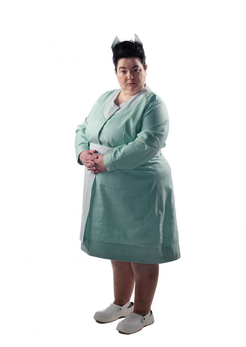 : Nurse (Alison Lintott) (Credit: BBC/BBC Worldwide (Simon Ridgway))