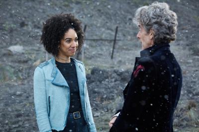 Twice Upon a Time: Bill (Pearl Mackie), The Doctor (Peter Capaldi) (Credit: BBC/BBC Worldwide (Simon Ridgway))