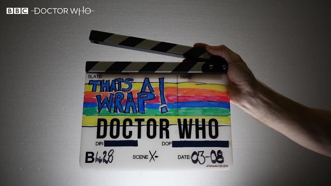 ... and that's a Wrap! Principal photography finishes on Series 11 of Doctor Who (Credit: BBC)