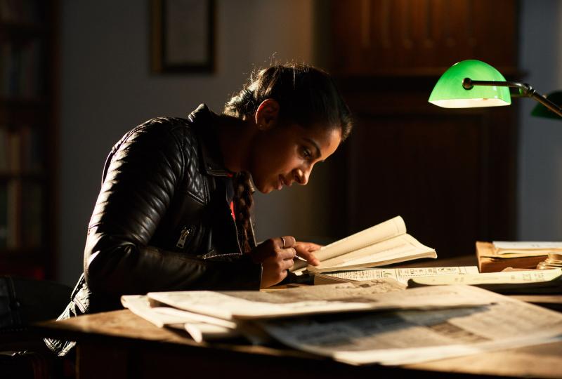 Rosa: Yaz (Mandip Gill) (Credit: BBC Studios (Coco Van Oppens))