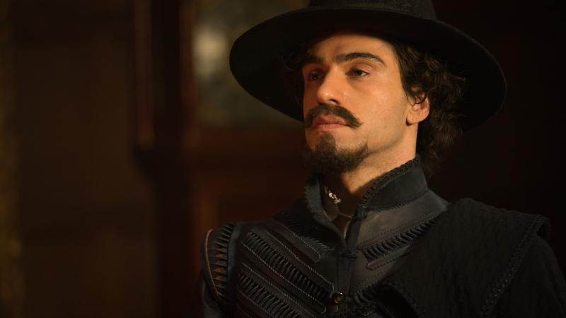  The Witchfinders: Alfonso (Stavros Demetraki) (Credit: BBC Studios (Adrian Rogers))