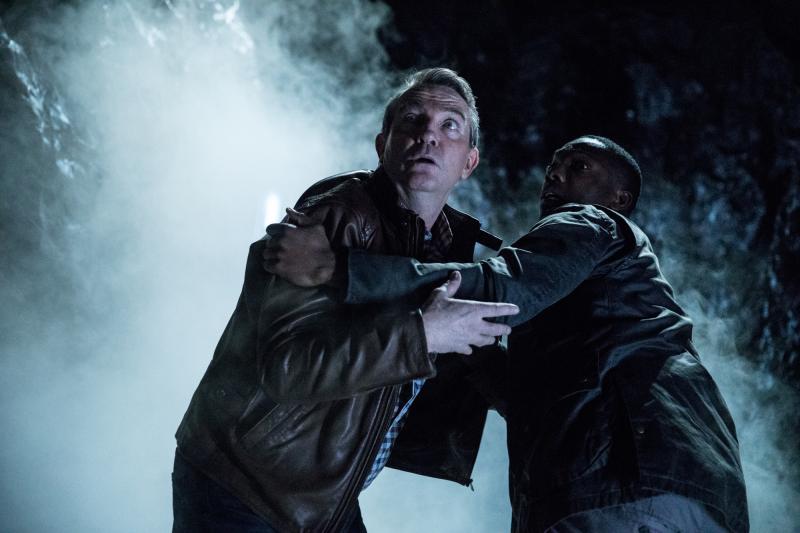  It Takes You Away: Graham (Bradley Walsh), Ryan (Tosin Cole) (Credit: BBC Studios (Giles Keyte))