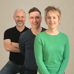 Mark Bonnar,  Paul McGann, Hattie Morahan (Credit: Big Finish)