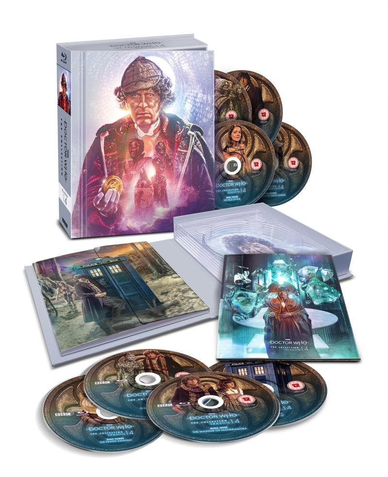 Doctor Who: The Collection - Season 14 (pack shot) (Credit: BBC Studios)