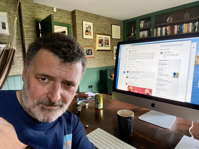 Steven Moffat supporting #SaveTheDay (Credit: Steven Moffat on Twitter)