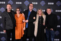Phil Collinson, Julie Gardner, Russell T Davies, Jane Tranter and Joel Collins (Credit: Jeff Spicer/Bad Wolf/BBC Studios)