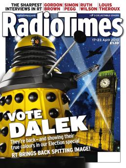 Radio Times (17-23 Apr 2010) - Yellow Dalek