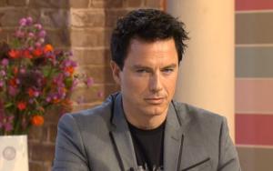 John Barrowman in 'serious Jack' mode on This Morning, ITV1, 17 Sep 2012