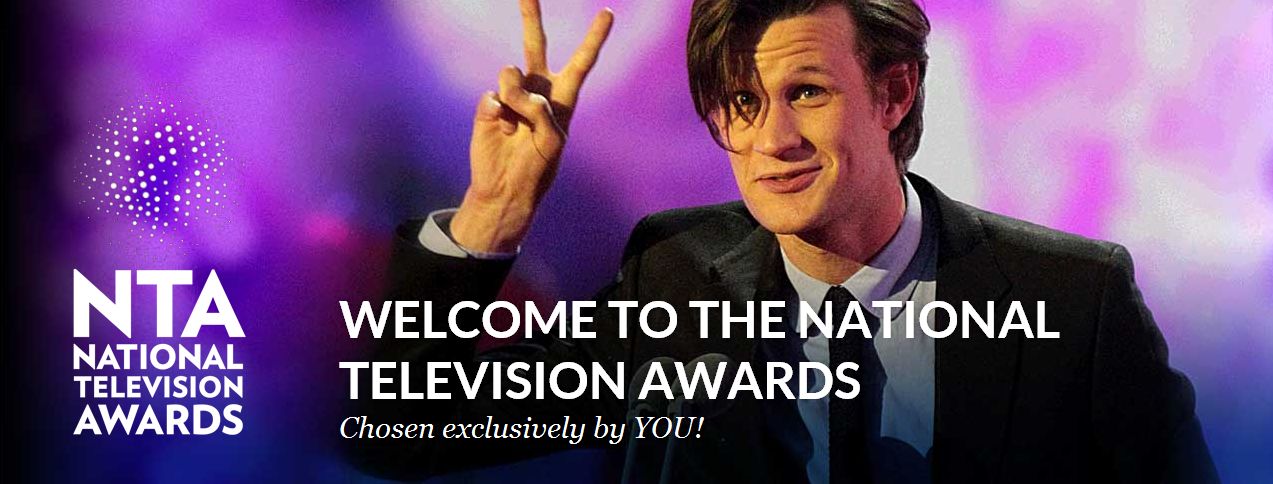 Matt Smith says Vote For Me in the National Television Awards!