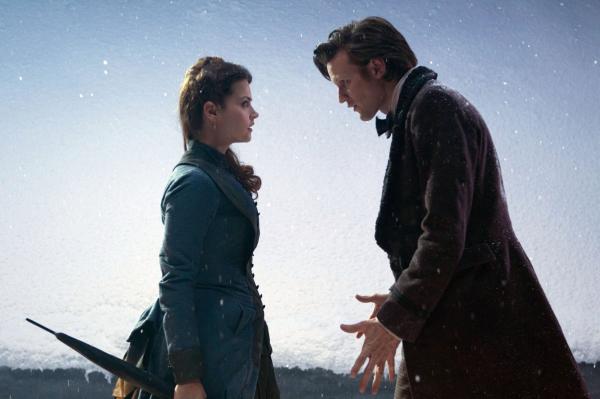 Matt Smith and Jenna-Louise Coleman in the Christmas Special. Photo: BBC