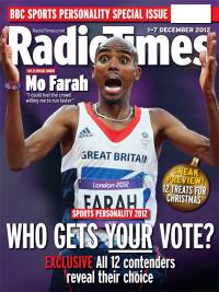 Radio Times (1-7 Dec 2012) - Mo Farah cover