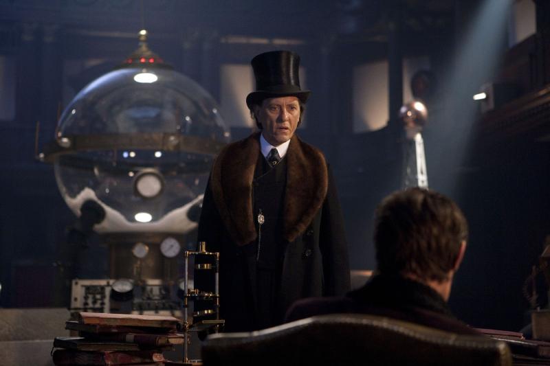The Doctor with Dr Simeon, as played by Matt Smith and Richard E Grant. Image: BBC
