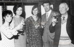 Verity Lambert with the original Doctor Who cast. Photo: BBC Publicity