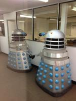 Daleks at Wimbledon Studios (Credit: Matt Strevens, via Twitter)