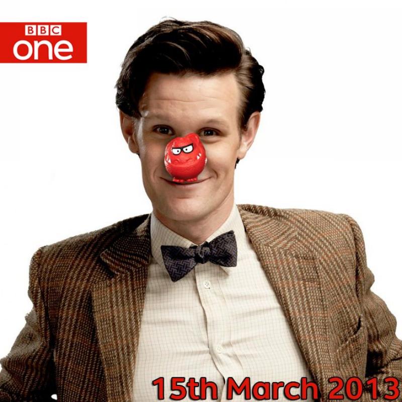 Matt Smith, Comic Relief, 15 March 2013 (Credit: BBC)