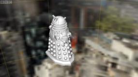 Cracking The Code: a visual effect Dalek by The Mill (Credit: BBC)