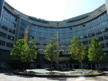 The Television Centre Courtyard, with Helios at the centre (Credit: Chuck Foster)