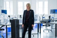 The Power of the Doctor: Kate Stewart (JEMMA REDGRAVE) (Credit: BBC Studios/James Pardon)