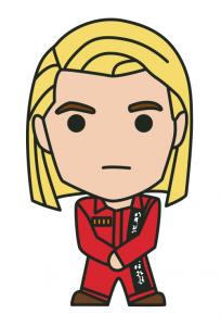 Jodie in her prison uniform (Credit: Hero Collector)