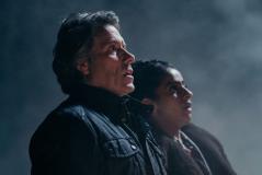 Village of the Angels: Dan (John Bishop), Yasmin Khan (Mandip Gill) (Credit: BBC Studios (James Pardon))