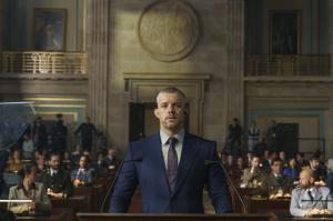 The War Between The Land And The Sea: Barclay (RUSSELL TOVEY) (Credit: BBC Studios (Alistair Heap))