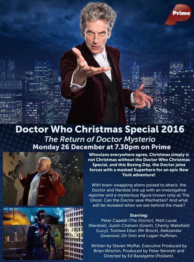 Doctor Who Christmas Special 2016 on PRIME (Credit: PRIME)