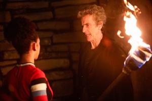 The Eaters of Light: Bill (Pearl Mackie), The Doctor (Peter Capaldi) (Credit: BBC/BBC Worldwide (Simon Ridgway))