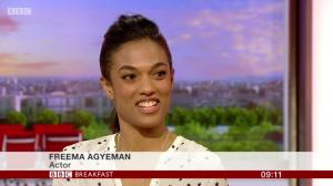 BBC Breakfast: 11th July 2017 (featuring Freema Agyeman)
