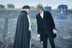 Twice Upon a Time: The First Doctor (David Bradley), The Doctor (Peter Capaldi) (Credit: BBC/BBC Worldwide (Simon Ridgway))