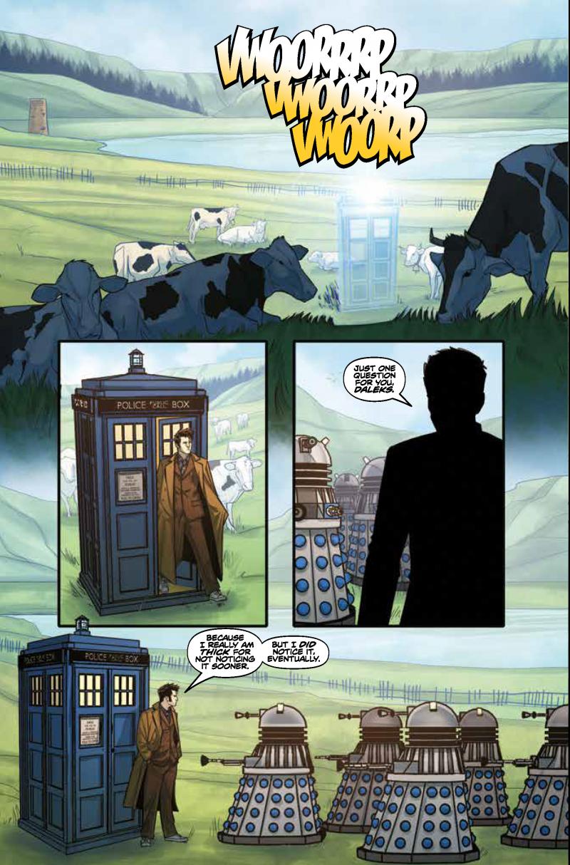Time Lord Victorious #1 - Page 3 (Credit: Titan )