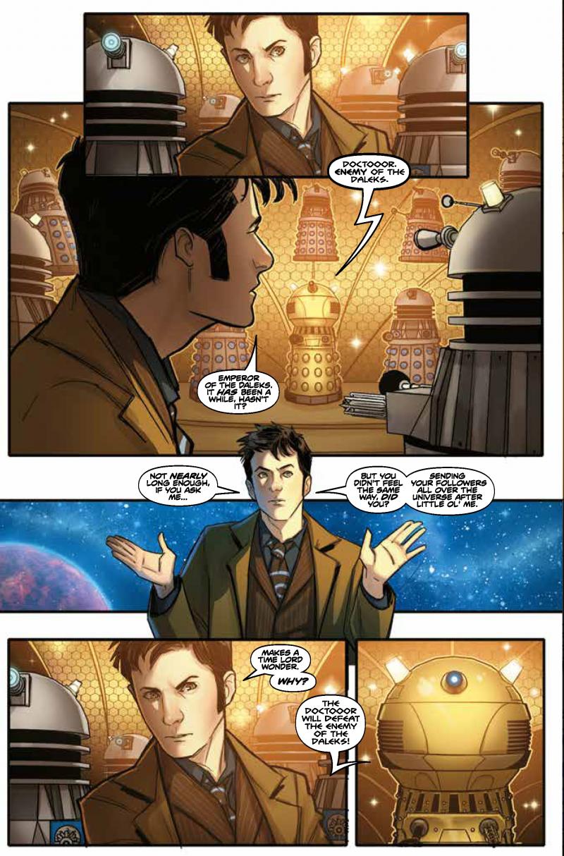 Time Lord Victorious #1 - Page 4 (Credit: Titan )