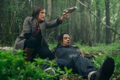 Flux Chapter 6 - The Vanquishers: Diane (Nadia Albina), Vinder (Jacob Anderson) (Credit: BBC Studios (James Pardon))