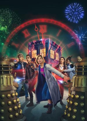 Eve of the Daleks poster (portrait clean) (Credit: BBC/James Pardon)
